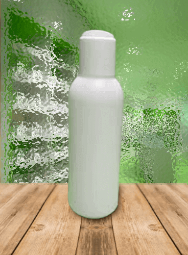 Botella blanca pequeña vacía plástico HDPE 100 ml